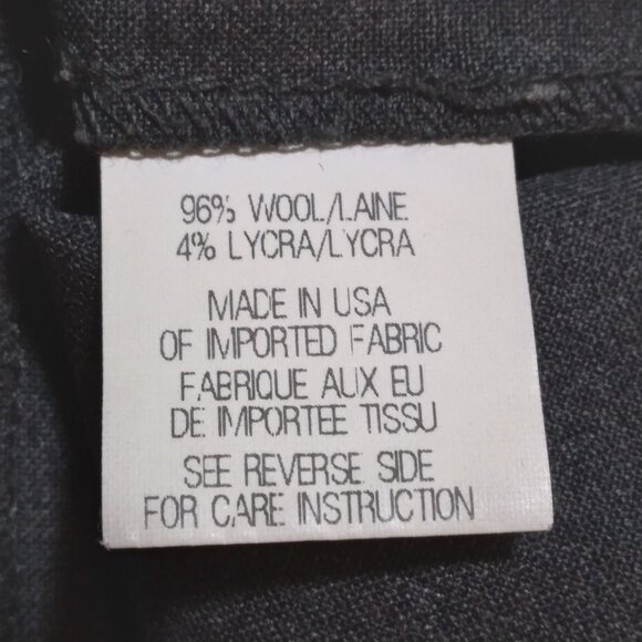 Theory Wool Sheath Dress Women Gray 8 Courtcore Businesscore Minimalist Capsule - Picture 7 of 12